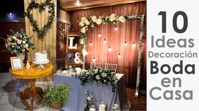 6 originales ideas para decorar la casa de la novia en su gran día